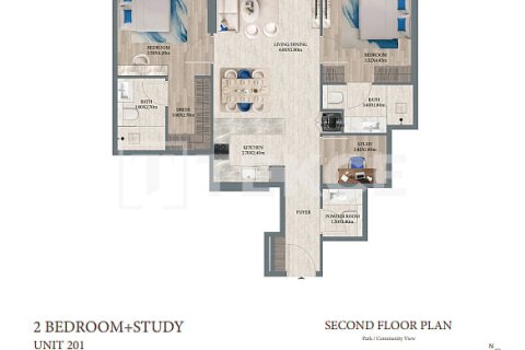 Apartmen di Dubai, UAE 3 bilik tidur, 185 meter persegi № 703123 - foto 15