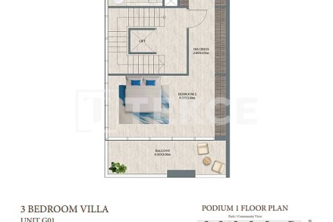 Apartmen di Dubai, UAE 3 bilik tidur, 185 meter persegi № 703123 - foto 24