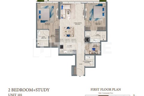 Lakás itt: Dubai, EAE, 1 hálószoba, 74 m², azonosító: 703121 - fénykép 18