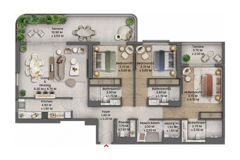 Apartment in Maritime City, Dubai, UAE 1 bedroom, 71 sq.m. № 690070 - photo 8